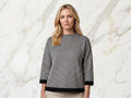 Feinstrickpulli mit Zick-Zack-Muster – Leichter Damen-Pullover mit Rundhals