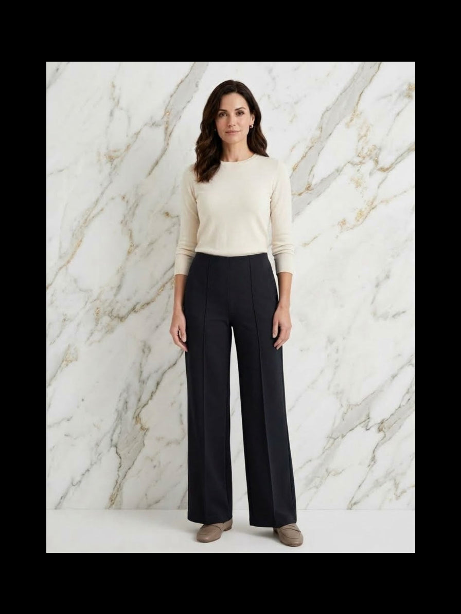 Schlupfhose mit Biese – Elegante Damen-Hose für Alltag & Büro