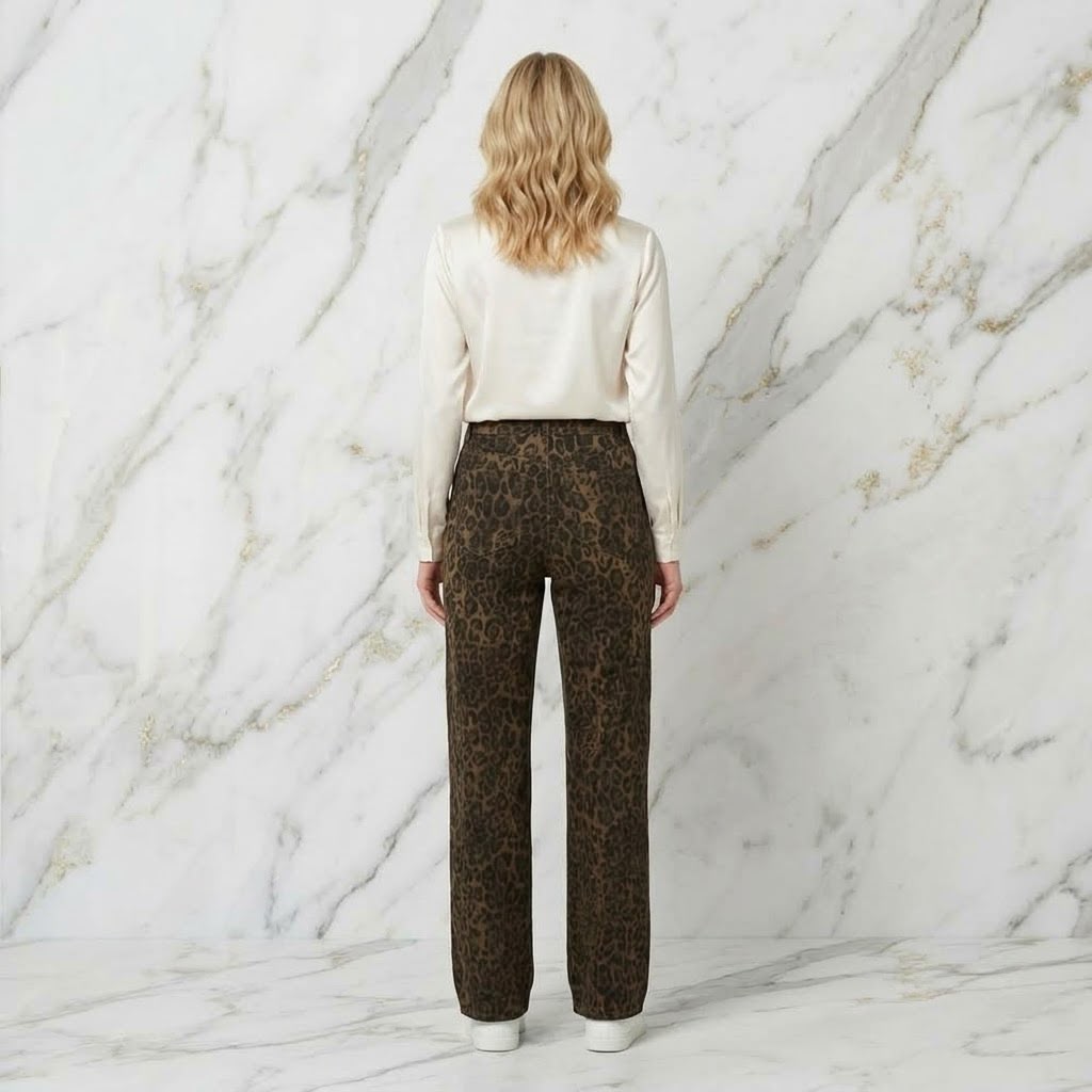 Leoprint Jeanshose